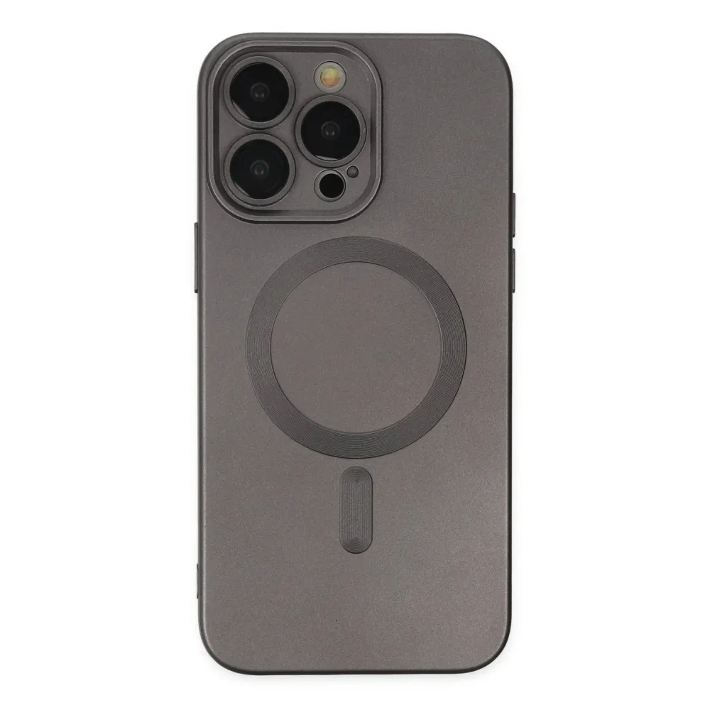 Newface Iphone 13 Pro Kılıf Moshi Lens Magneticsafe Silikon - Füme