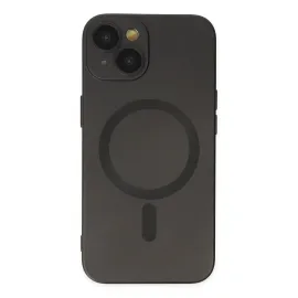 Newface Iphone 14 Plus Kılıf Moshi Lens Magneticsafe Silikon - Siyah