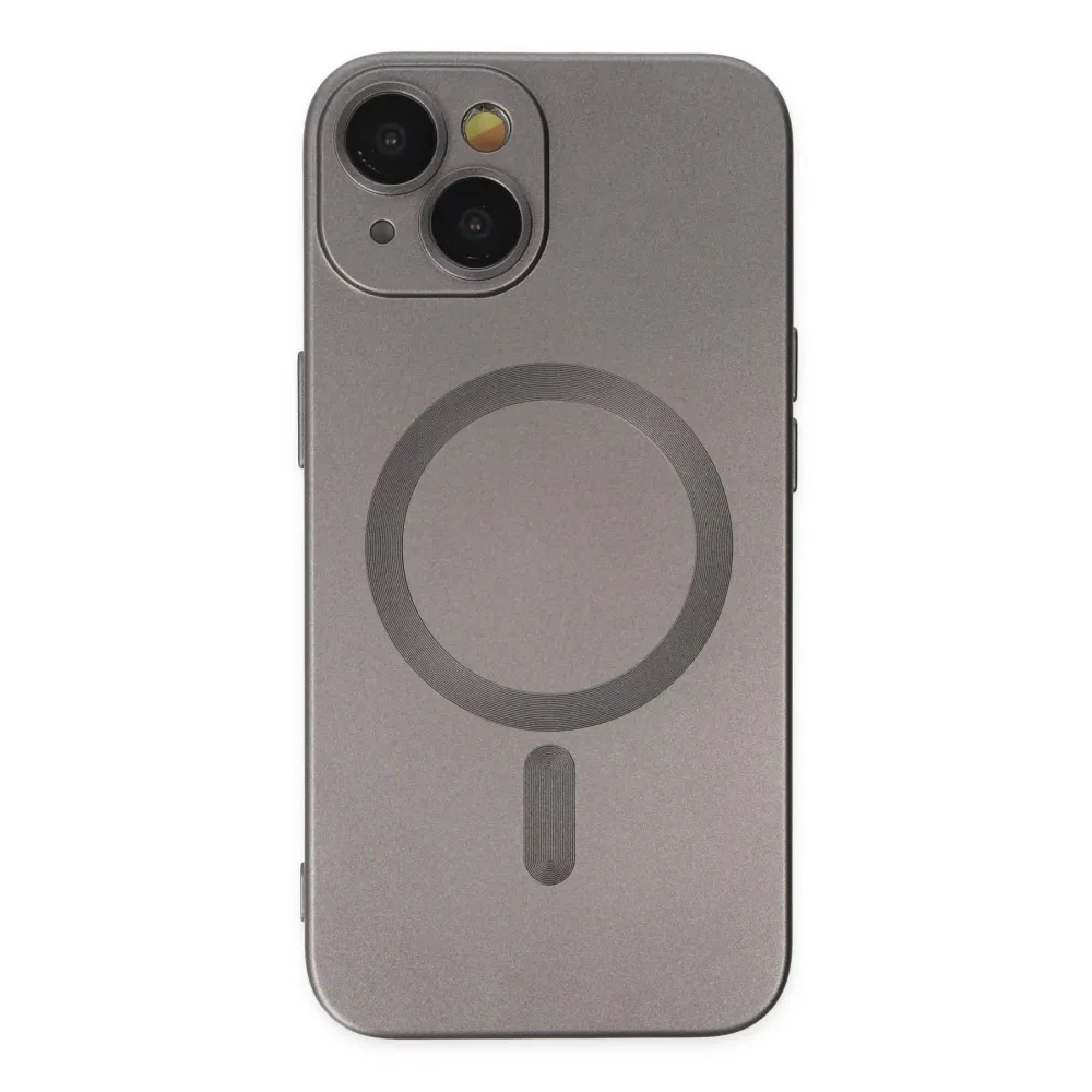 Newface Iphone 14 Plus Kılıf Moshi Lens Magneticsafe Silikon - Füme