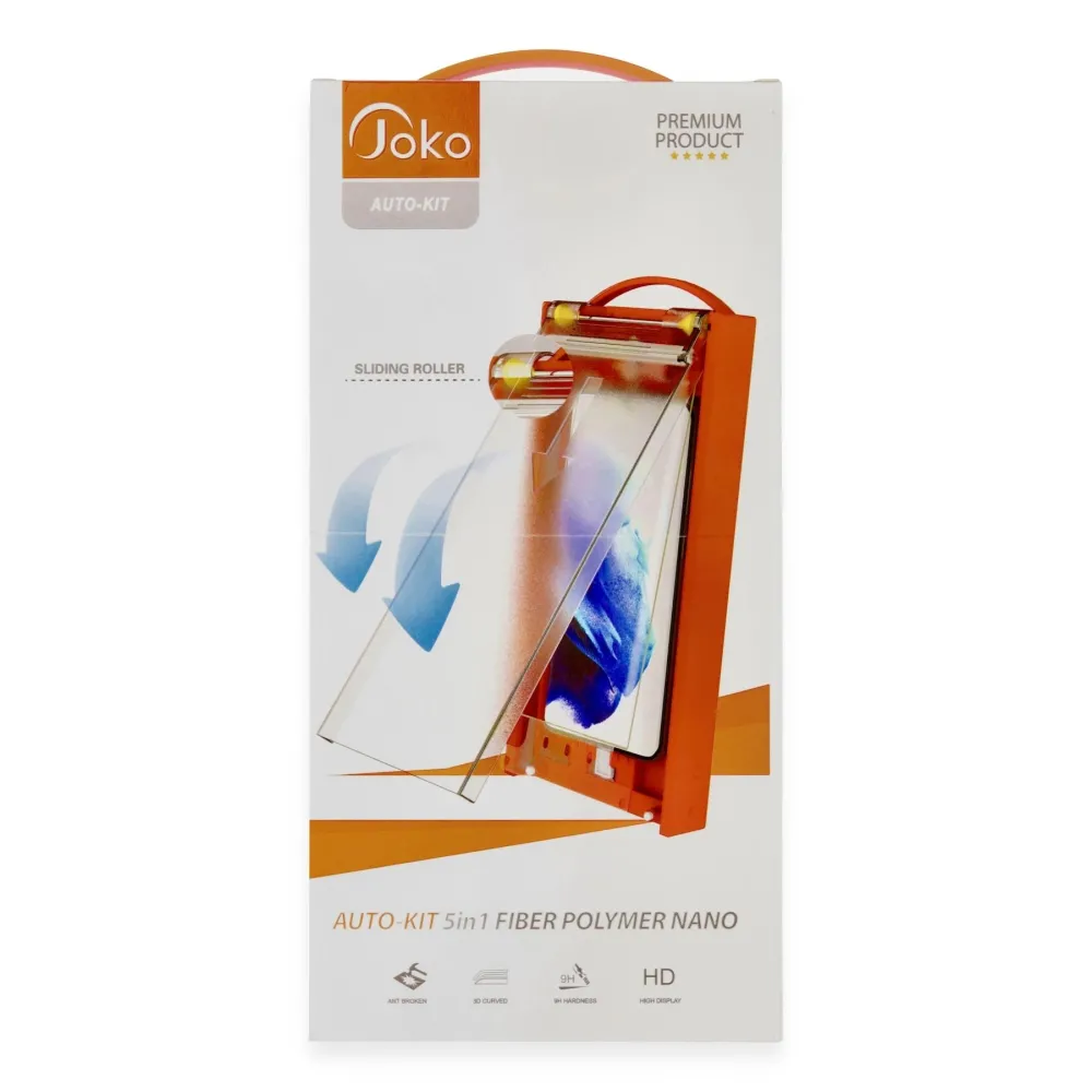Joko Samsung Galaxy S24 Ultra Autokit 5In1 Fiber Polymer Nano Ekran Koruyucu