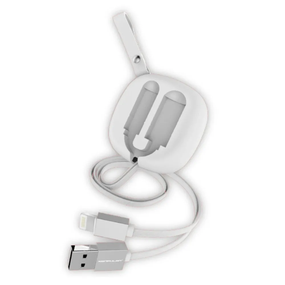 Konfulon S80 Lightning Kablo Iphone Uyumlu 20Cm-1M 2A - Beyaz