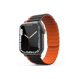 Movenchy Apple Watch 42mm MO-WB1 Çift Renk Mıknatı..