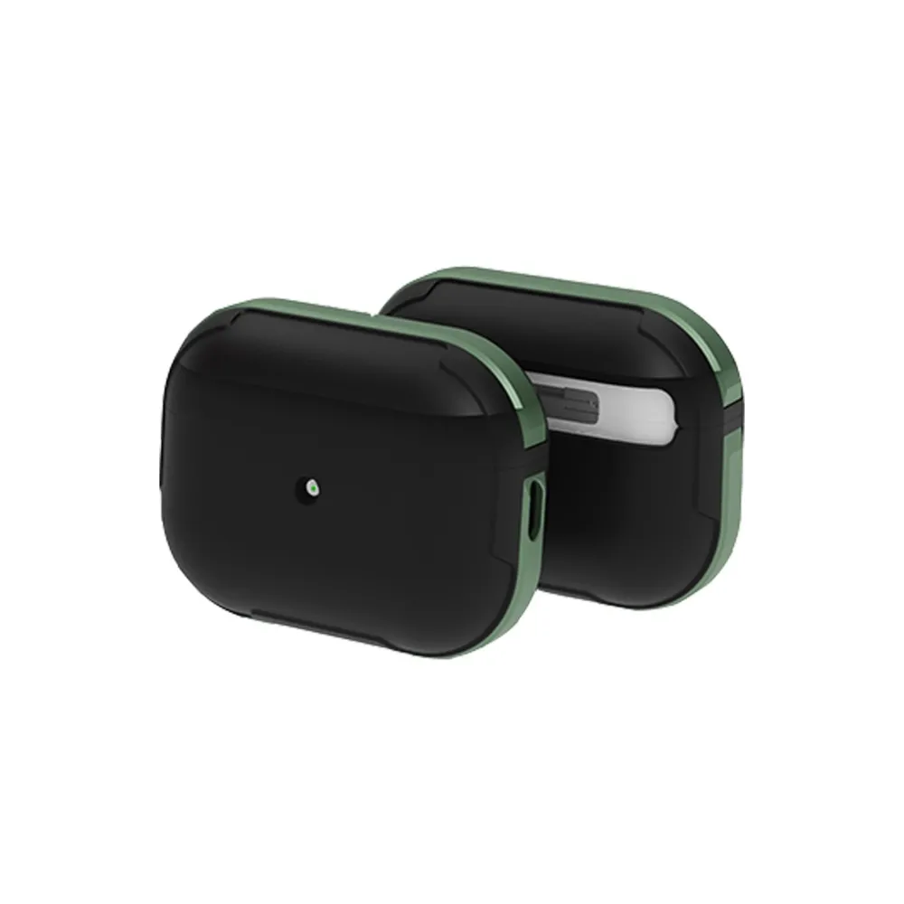 Movenchy Airpods 3 (3.nesil) MO-A8 Armor Kılıf - Koyu Yeşil