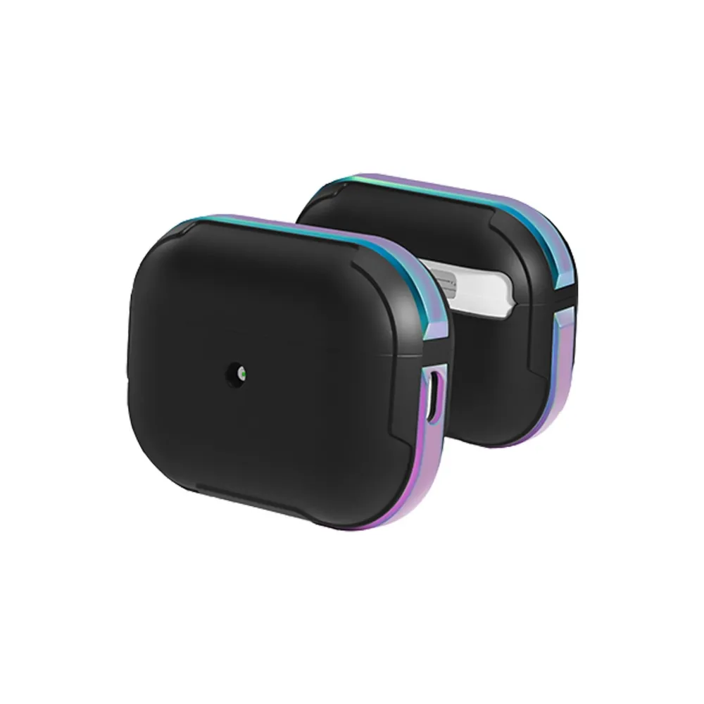 Movenchy Airpods Pro 2 (2.nesil) MO-A8 Armor Kılıf - Rainbow