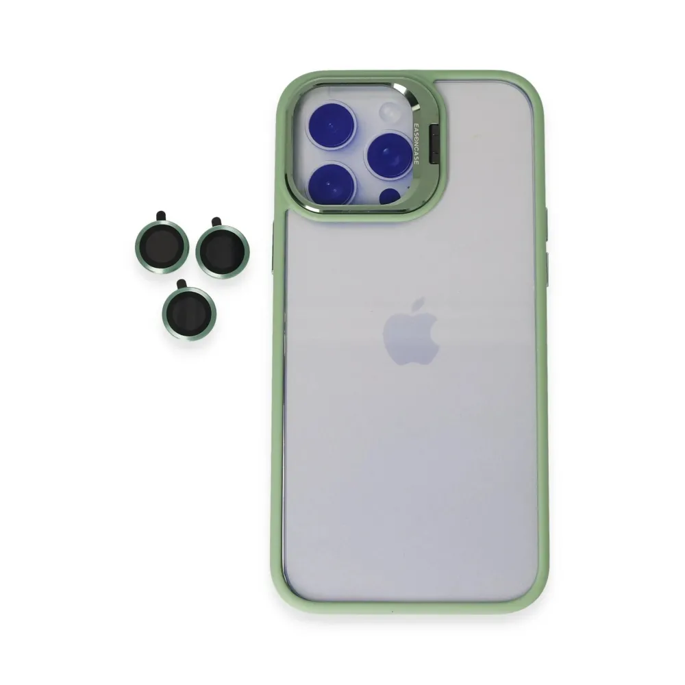 Joko Iphone 15 Pro Max Kılıf Roblox Lens Standlı Kapak - Yeşil
