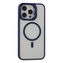 Joko Iphone 15 Pro Kılıf Roblox Lens Magsafe Standlı Kapak - Lacivert