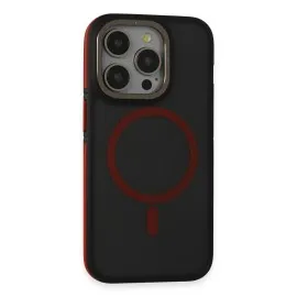 Joko Iphone 15 Pro Rocky Magsafe Kapak - Siyah-Kırmızı