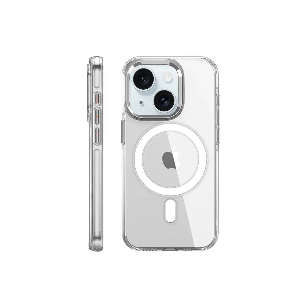 Joko Iphone 15 Pro Kılıf Crystal Magsafe Kapak - Şeffaf