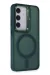 Joko Samsung Galaxy S24 Flet Lens Magsafe Kapak - Koyu Yeşil