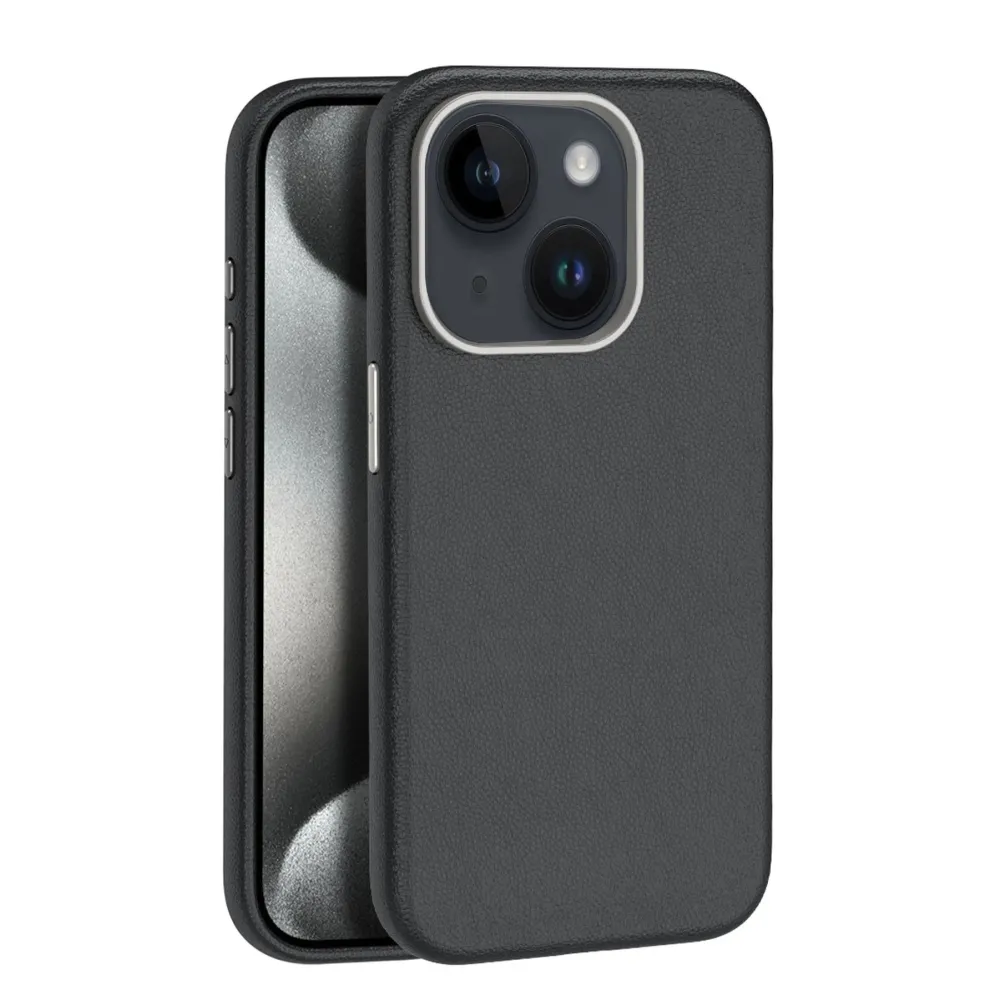 Joko Iphone 15 Kılıf Wonder Deri Magsafe Kapak - Siyah