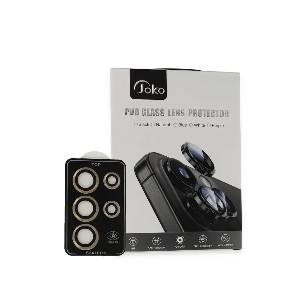 Joko Samsung Galaxy S23 Ultra Pvd Metal Kamera Lens - Gold