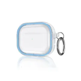 Movenchy Airpods Pro 2 (2.nesil) Shiny Şeffaf Kılıf - Sierra Blue