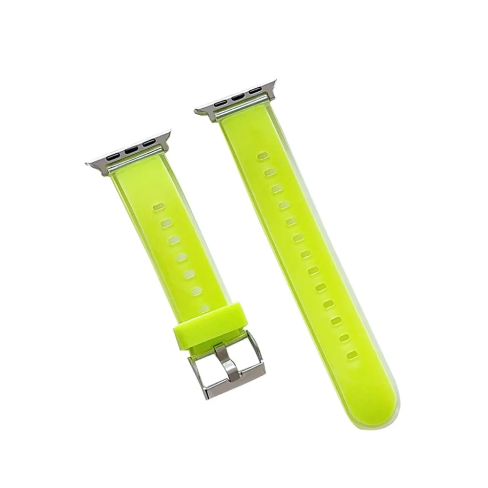 Movenchy Watch 38mm Jelly Silikon Kordon - Yeşil