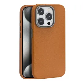 Joko Iphone 16 Pro Wonder Deri Magsafe Kapak - Kahverengi