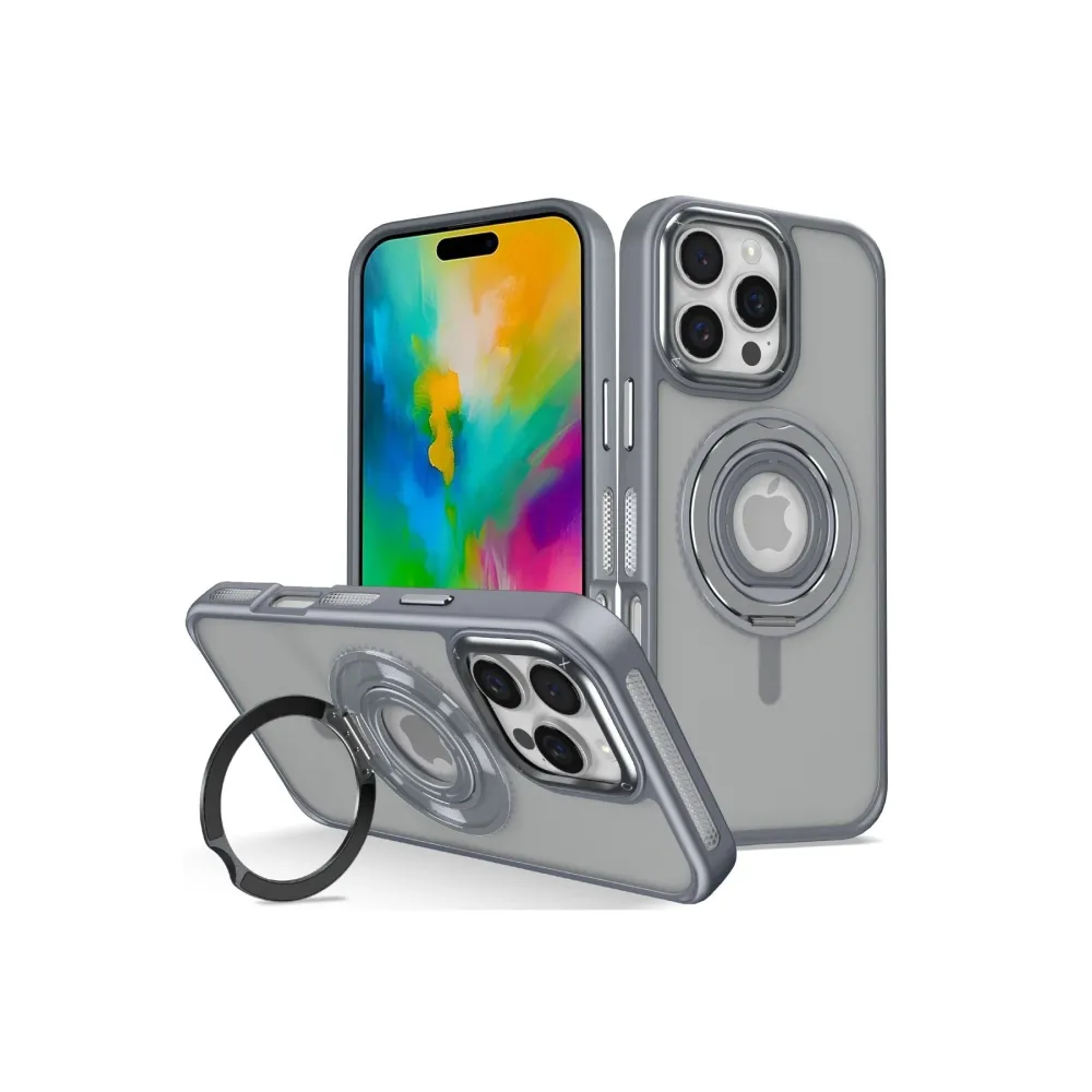 Joko Iphone 16 Pro Banza Magsafe Standlı Kapak - Titan Gri