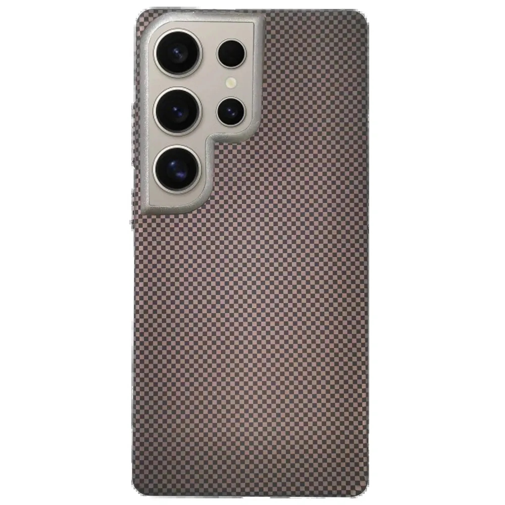 Joko Samsung Galaxy S24 Ultra Besa Magsafe Kapak - Natural Grey