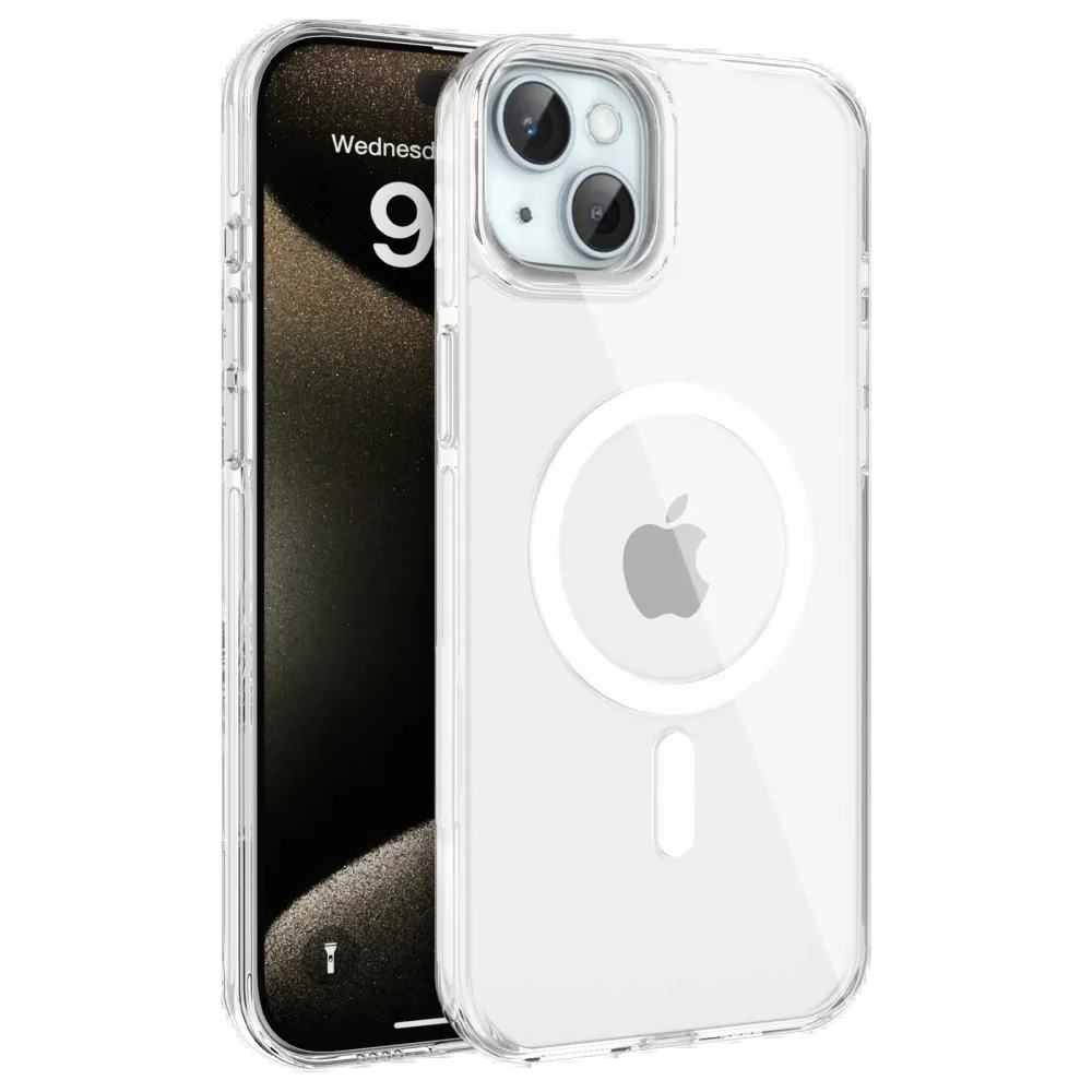 Joko Iphone 15 Gleam Pc Sert Magsafe Kılıf - Şeffaf