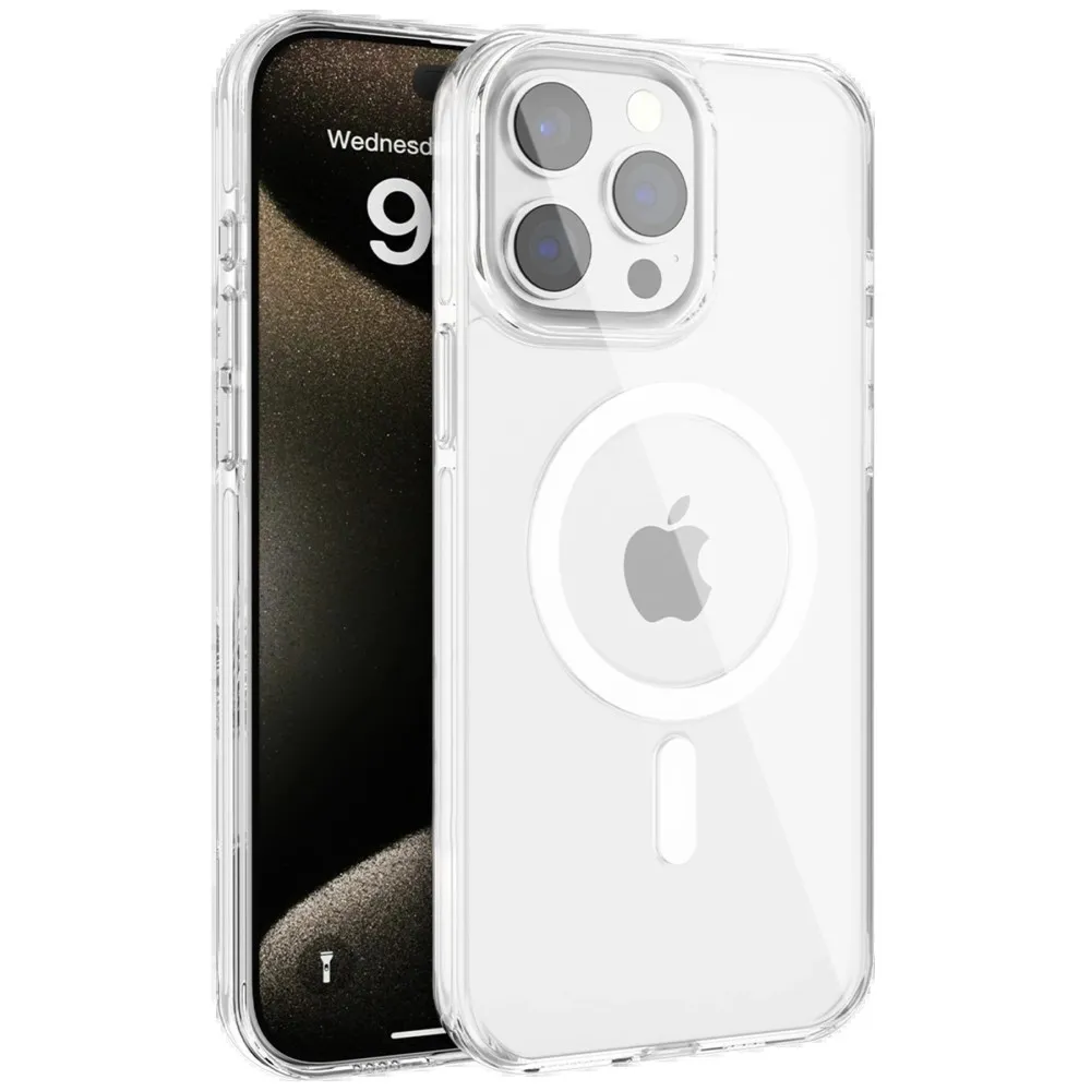 Joko Iphone 15 Pro Gleam Pc Sert Magsafe Kılıf - Şeffaf