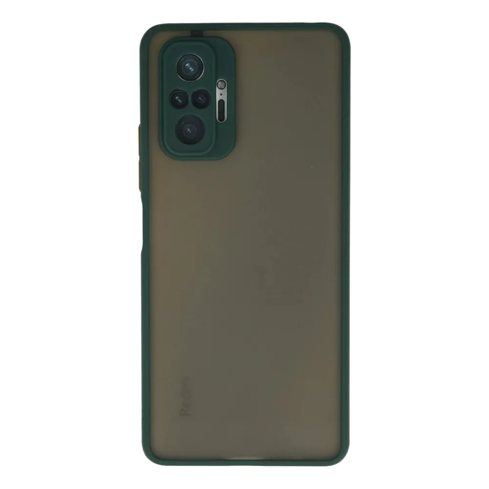 Newface Xiaomi Redmi Note 10 Pro Kılıf Montreal Silikon Kapak - Yeşil