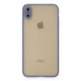 Newface Iphone Xs Max Kılıf Montreal Silikon Kapak - Gri
