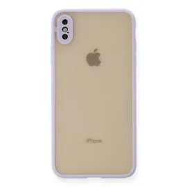 Newface Iphone Xs Max Kılıf Montreal Silikon Kapak - Mor