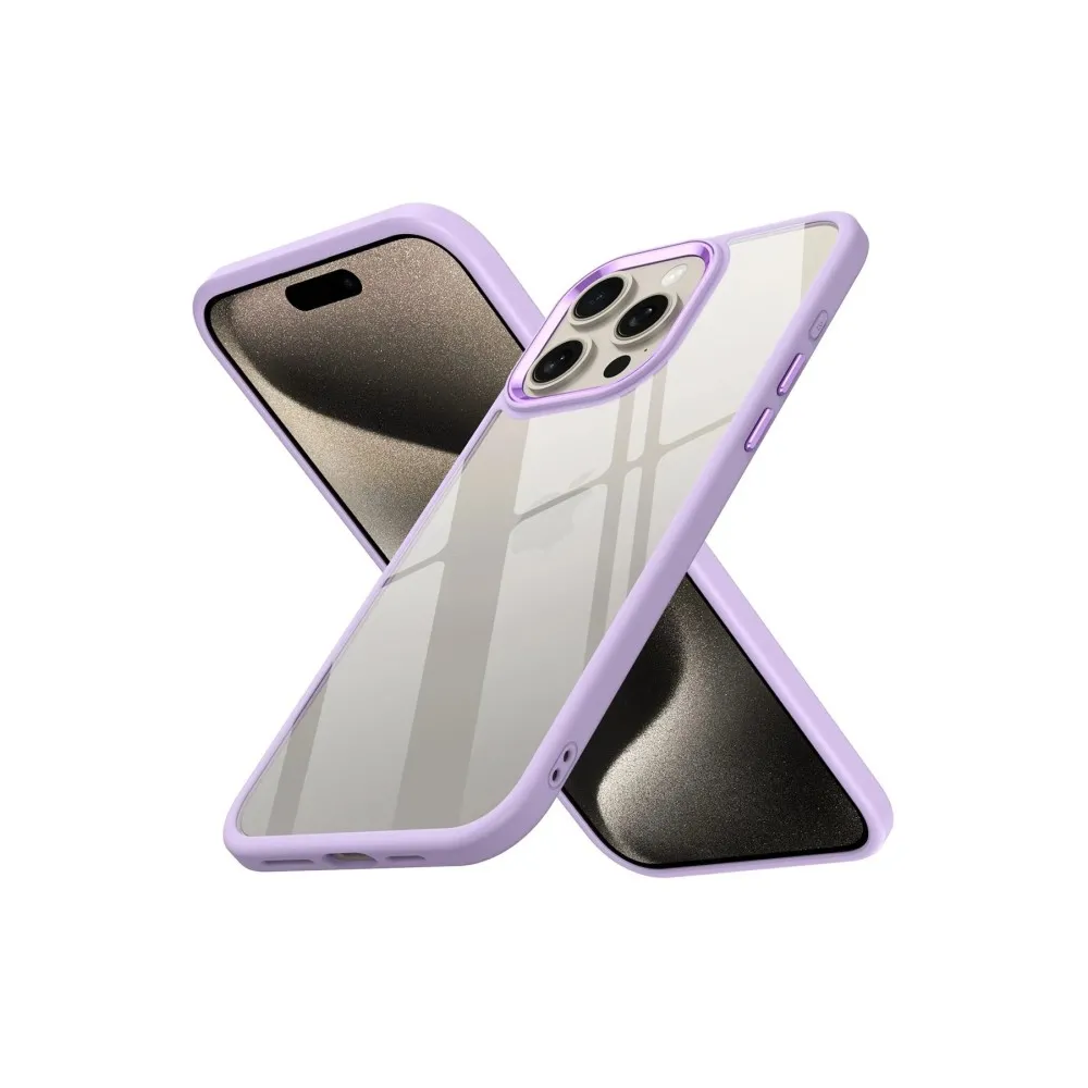 Newface Iphone 15 Pro Max Kılıf Power Silikon - Lila