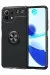 Newface Xiaomi Mi 11 Lite Kılıf Range Yüzüklü Silikon - Siyah
