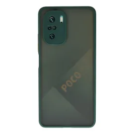 Newface Xiaomi Poco F3 Kılıf Montreal Silikon Kapak - Yeşil