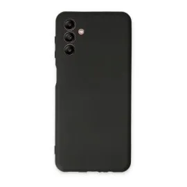 Newface Samsung Galaxy A04S Kılıf First Silikon - Siyah