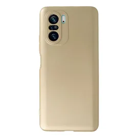 Newface Xiaomi Poco F3 Kılıf First Silikon - Gold
