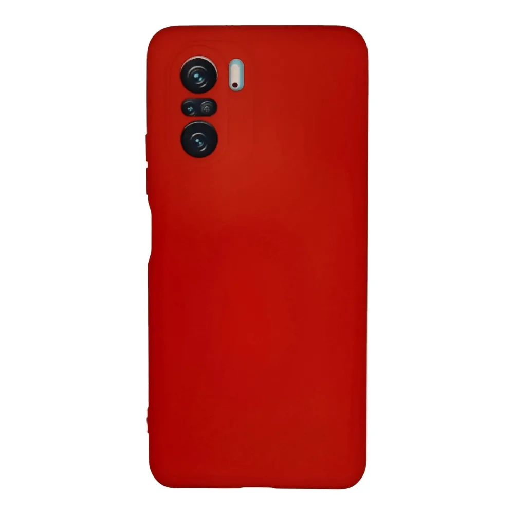 Newface Xiaomi Poco F3 Kılıf Nano Içi Kadife Silikon - Kırmızı