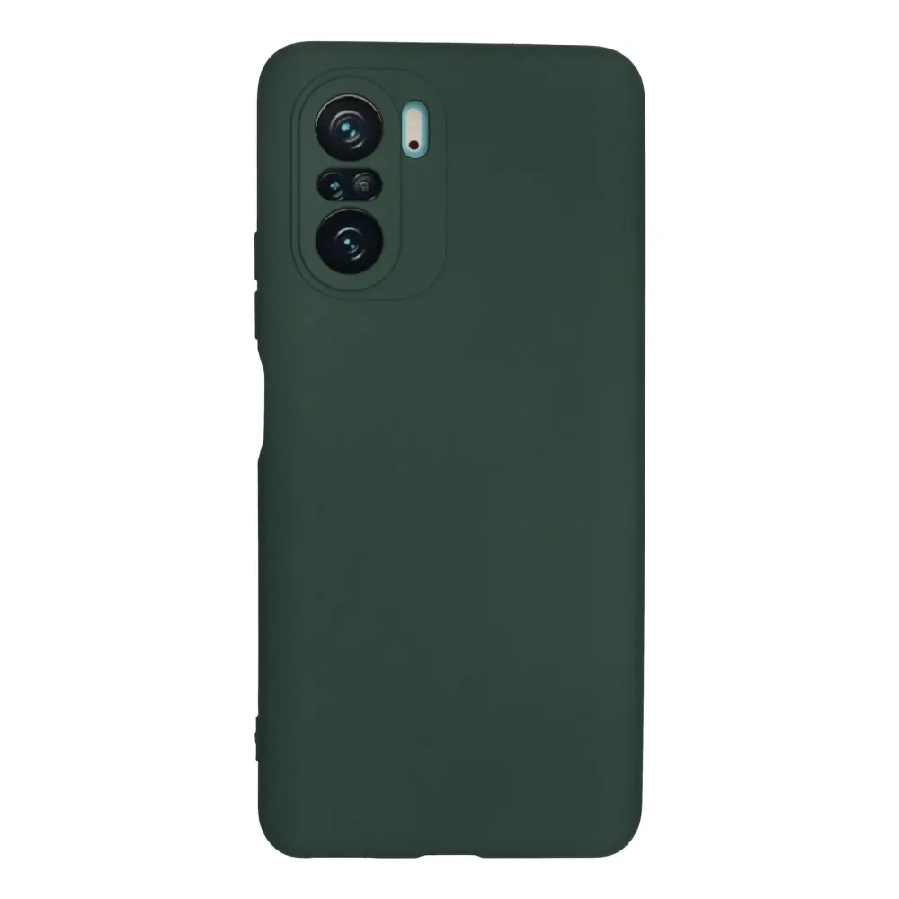 Newface Xiaomi Poco F3 Kılıf Nano Içi Kadife Silikon - Koyu Yeşil