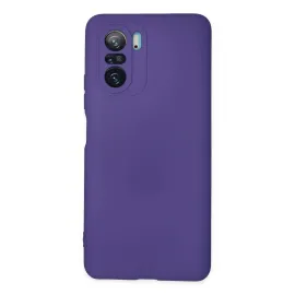 Newface Xiaomi Poco F3 Kılıf Nano Içi Kadife Silikon - Mor