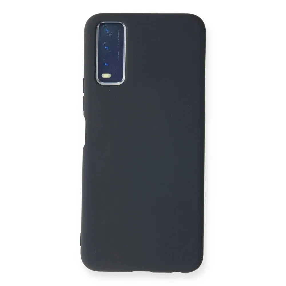 Newface Vivo Y11S Kılıf Nano Içi Kadife Silikon - Lacivert