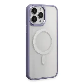 Newface Iphone 15 Pro Kılıf Room Magneticsafe Silikon - Lila