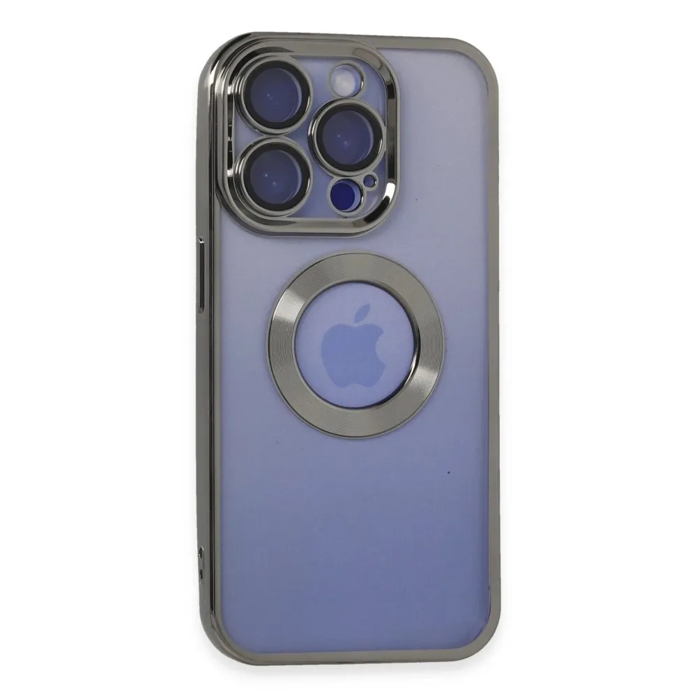 Newface Iphone 15 Pro Kılıf Slot Silikon - Titan Gri