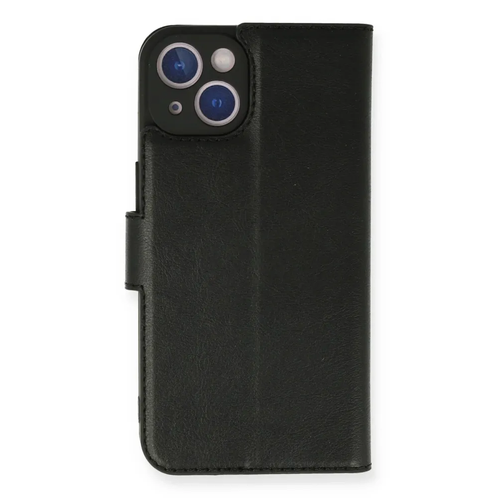 Newface Iphone 14 Kılıf Trend S Plus Kapaklı Kılıf - Siyah