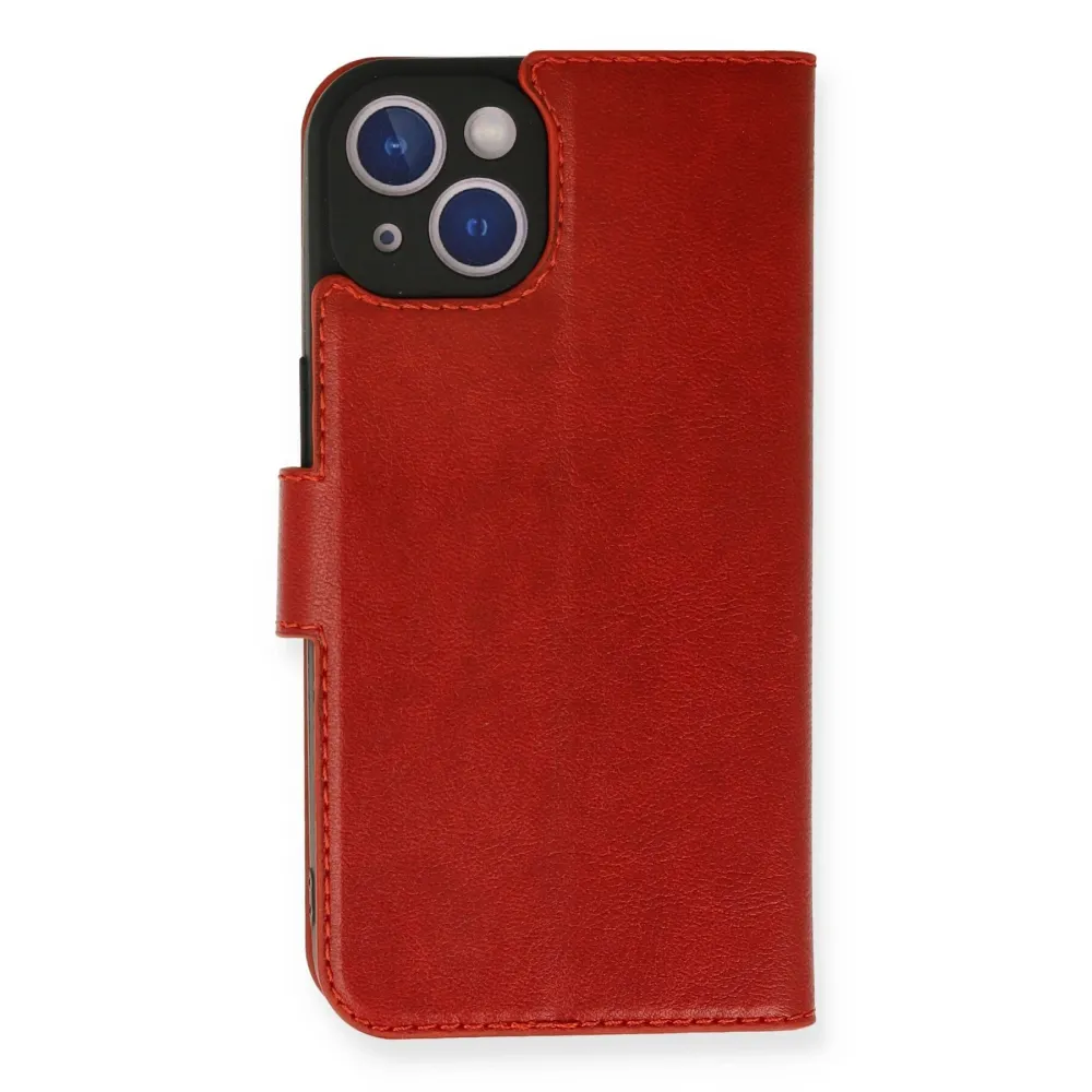 Newface Iphone 14 Kılıf Trend S Plus Kapaklı Kılıf - Kırmızı