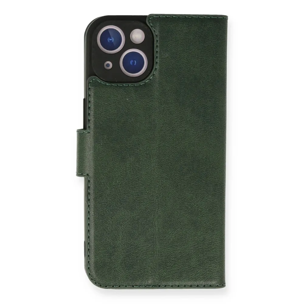 Newface Iphone 14 Kılıf Trend S Plus Kapaklı Kılıf - Yeşil