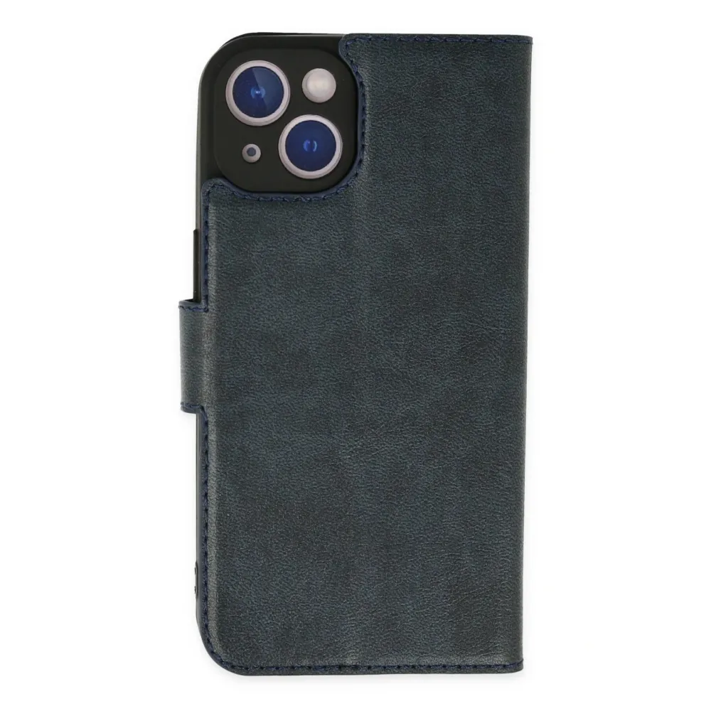 Newface Iphone 14 Plus Kılıf Trend S Plus Kapaklı Kılıf - Lacivert