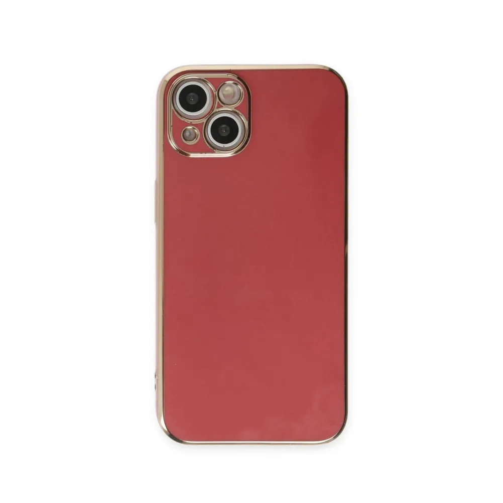 Newface Iphone 15 Kılıf Volet Silikon - Kırmızı