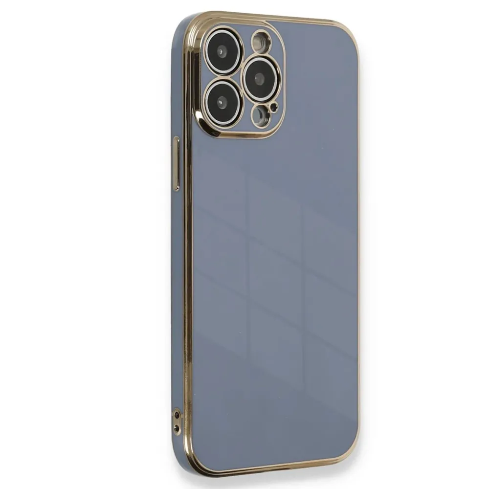 Newface Iphone 15 Pro Kılıf Volet Silikon - Mavi