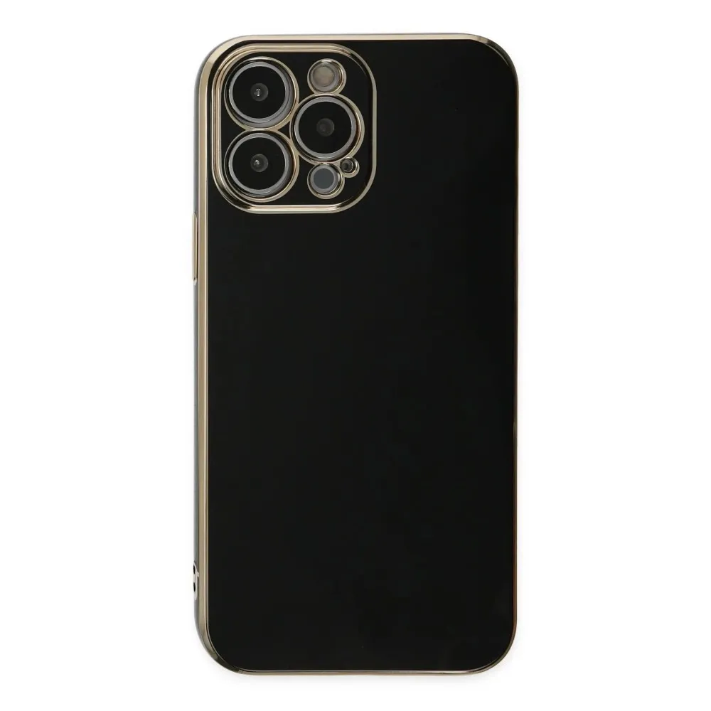 Newface Iphone 15 Pro Max Kılıf Volet Silikon - Siyah