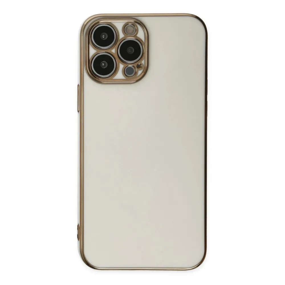Newface Iphone 15 Pro Max Kılıf Volet Silikon - Beyaz