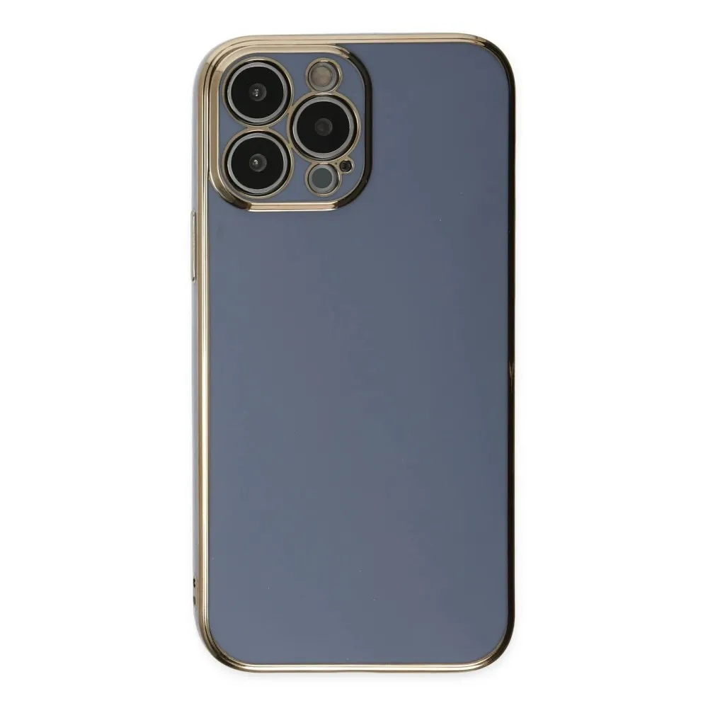 Newface Iphone 15 Pro Max Kılıf Volet Silikon - Mavi