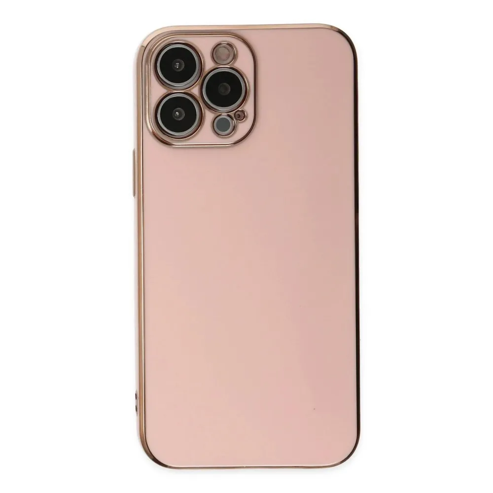 Newface Iphone 15 Pro Max Kılıf Volet Silikon - Pembe