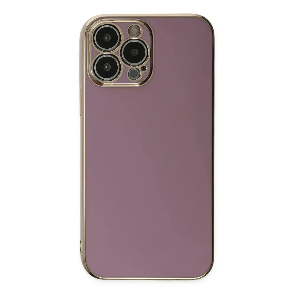 Newface Iphone 15 Pro Max Kılıf Volet Silikon - Mor