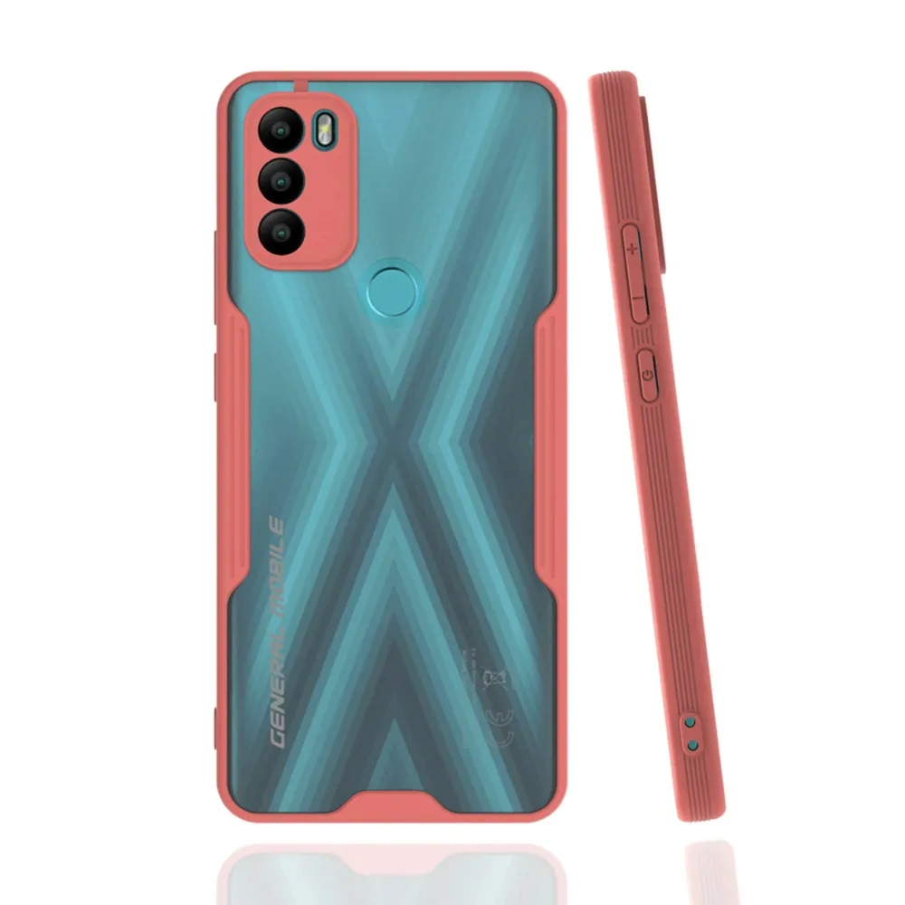 Newface General Mobile Gm 21 Plus Kılıf Platin Silikon - Pembe