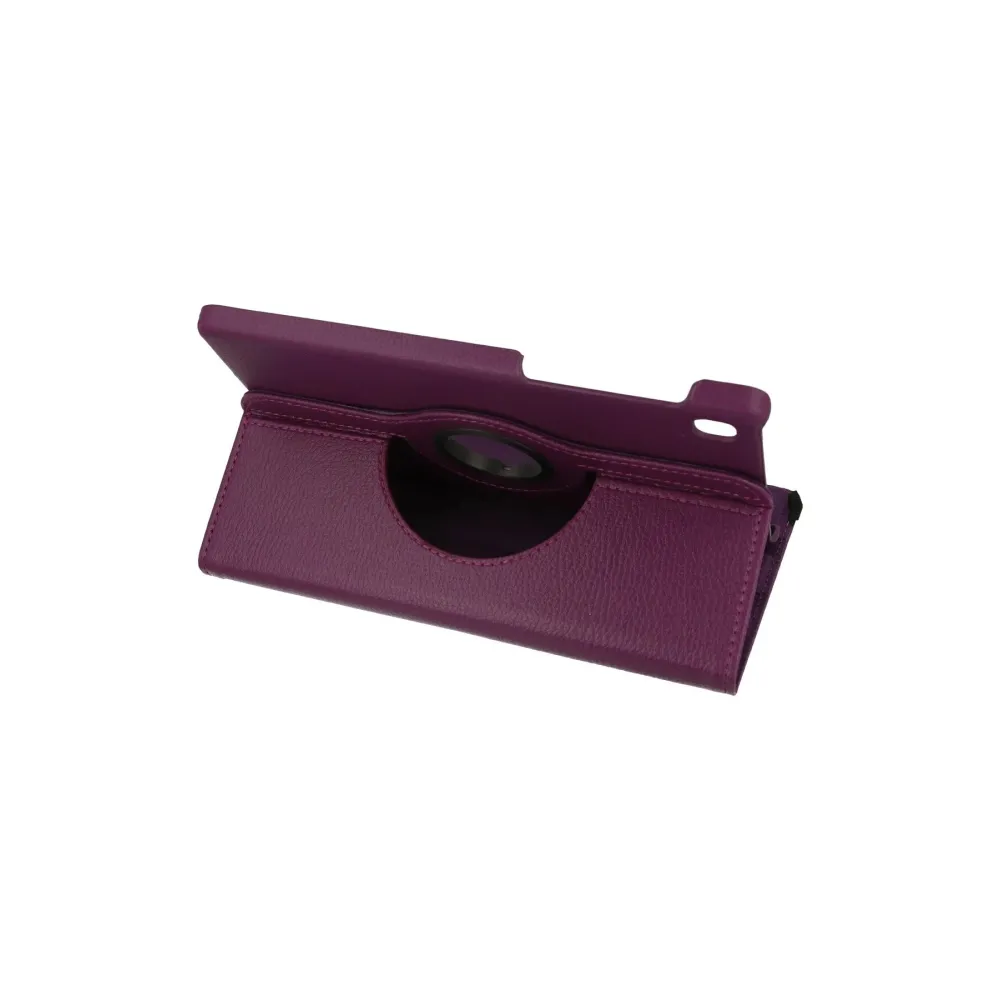 Newface Samsung Galaxy T220 Tab A7 Lite 8.7 Kılıf 360 Tablet Deri Kılıf - Mürdüm