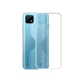 Newface Realme C21 Kılıf Lüx Şeffaf Silikon